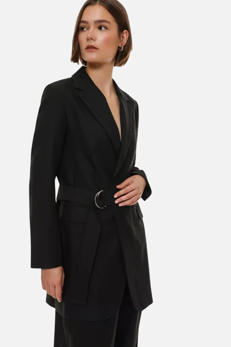Belted blazer dress - Image 8