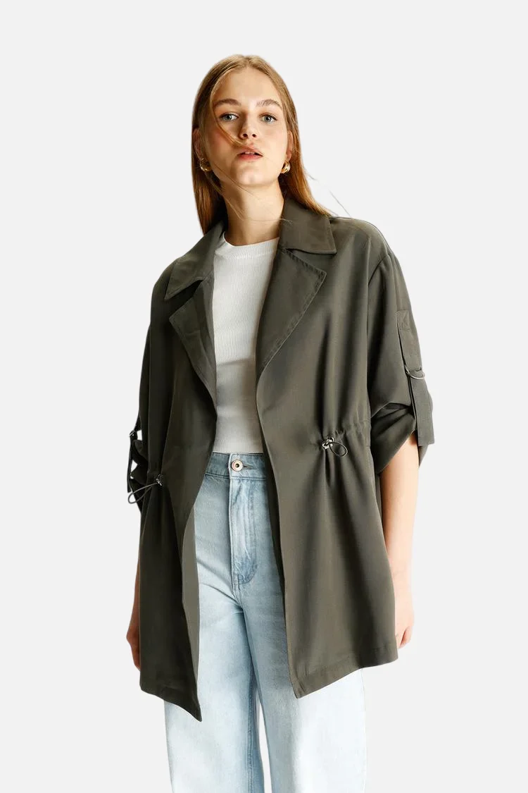 Flowing parka